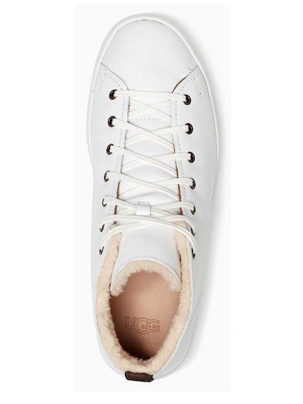 UGG Men's Pismo High Cozy Sneakers in White